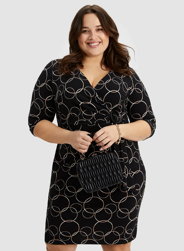 Circle Print Dress