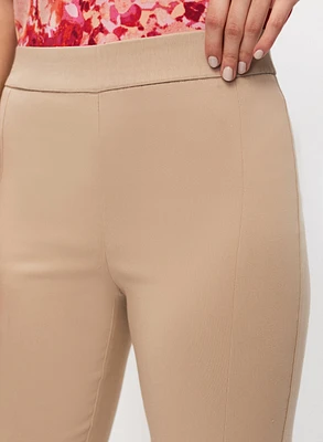 Pull-On Side Slit Capris