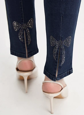 Pull-On Bow Detail Jeans