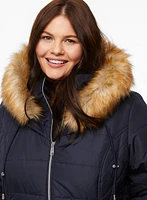 Manteau matelassé à capuchon