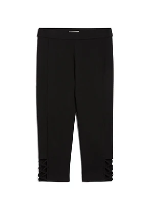 Cross Detail Capris