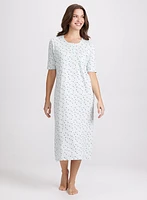 Heart Print Nightgown