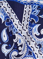 Paisley Print Capris