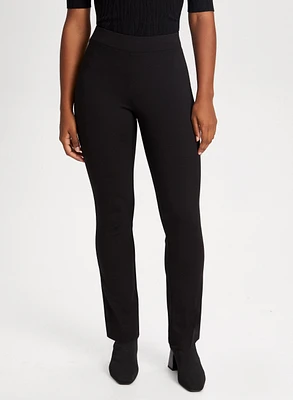 Pull-On Straight Leg Pants