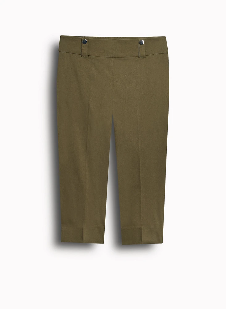 Pull-On Bengaline Capris