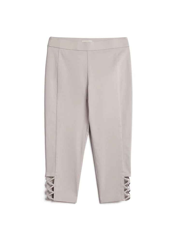 Cross Detail Capris