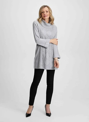 Tunic Sweater & Slim Leg Jeans