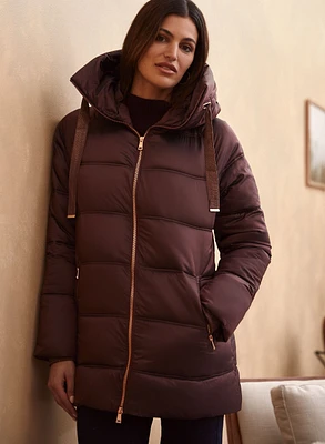 Manteau matelassé en duvet végane recyclé