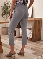 Slit Hem Pull-On Capris
