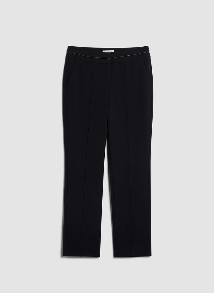 Pantalon coupe Cité à surpiqûres