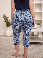 Paisley Print Capris