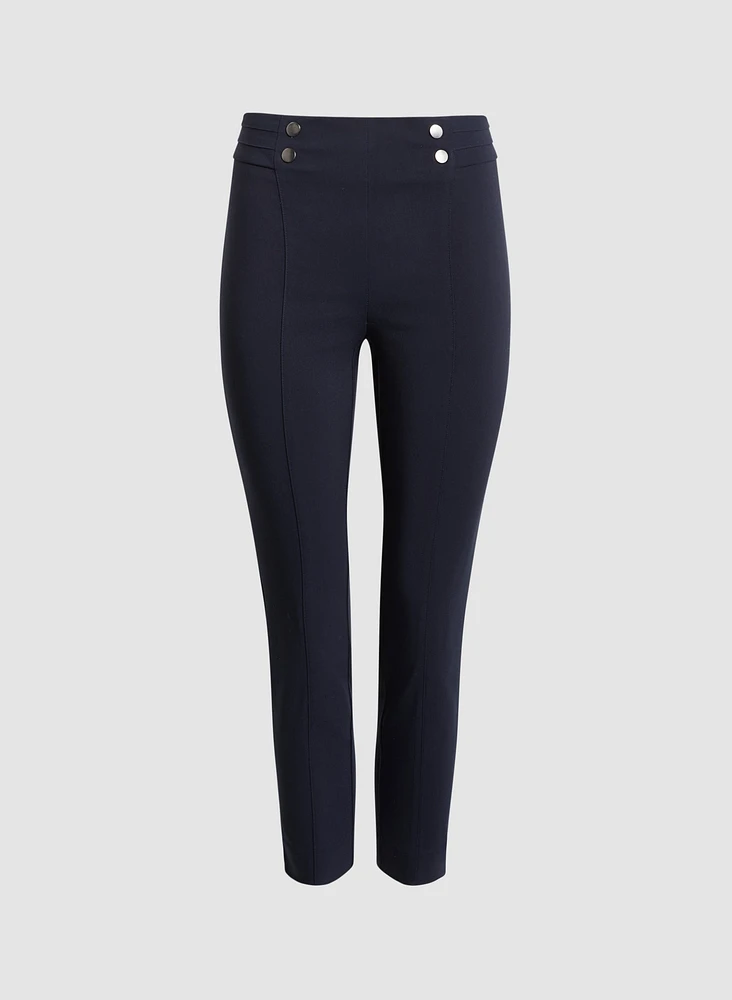 Slim Leg Pull-on Bengaline Pants
