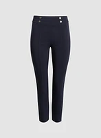 Slim Leg Pull-on Bengaline Pants