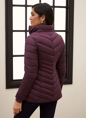 Quilted Vegan Down Coat