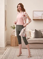 Pull-On Bengaline Capris