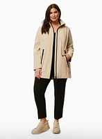 Water-Repelling Hooded Coat