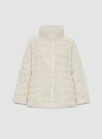 Reversible Faux Fur Coat