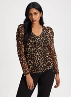 Cheetah Print Top