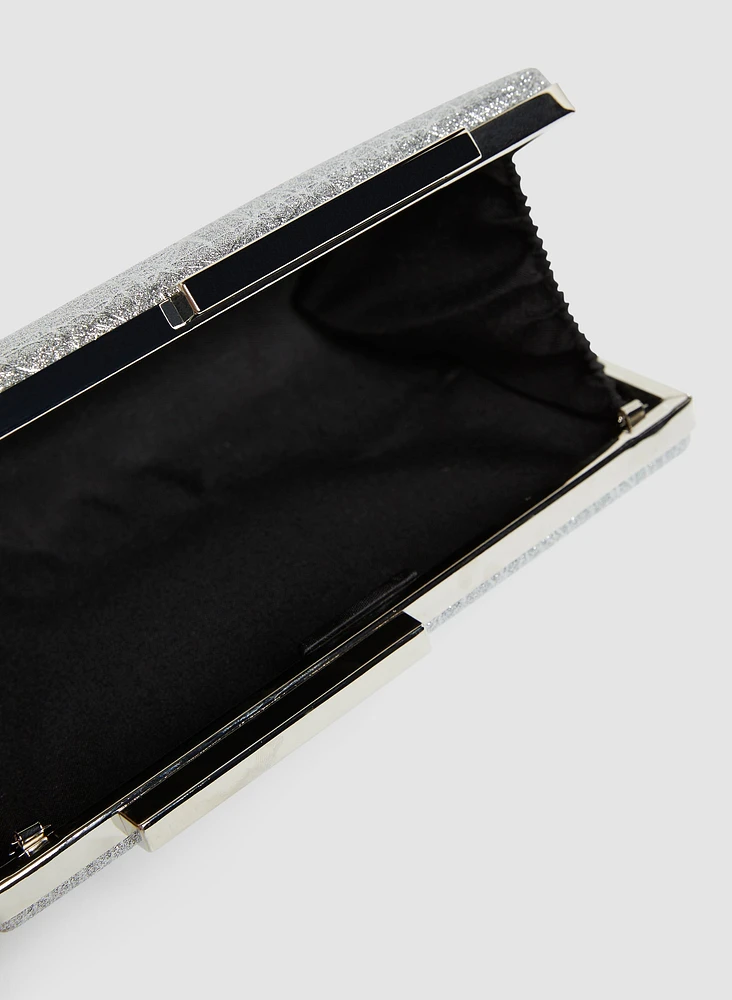 Rectangular Clasp Box Clutch