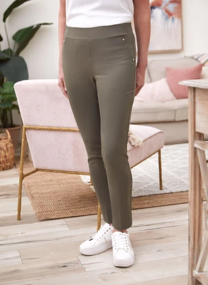 Pull-On Slim Leg Pants