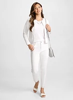 Bow Detail Slim Leg Jeans