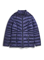 Packable Vegan Down Quilted Coat