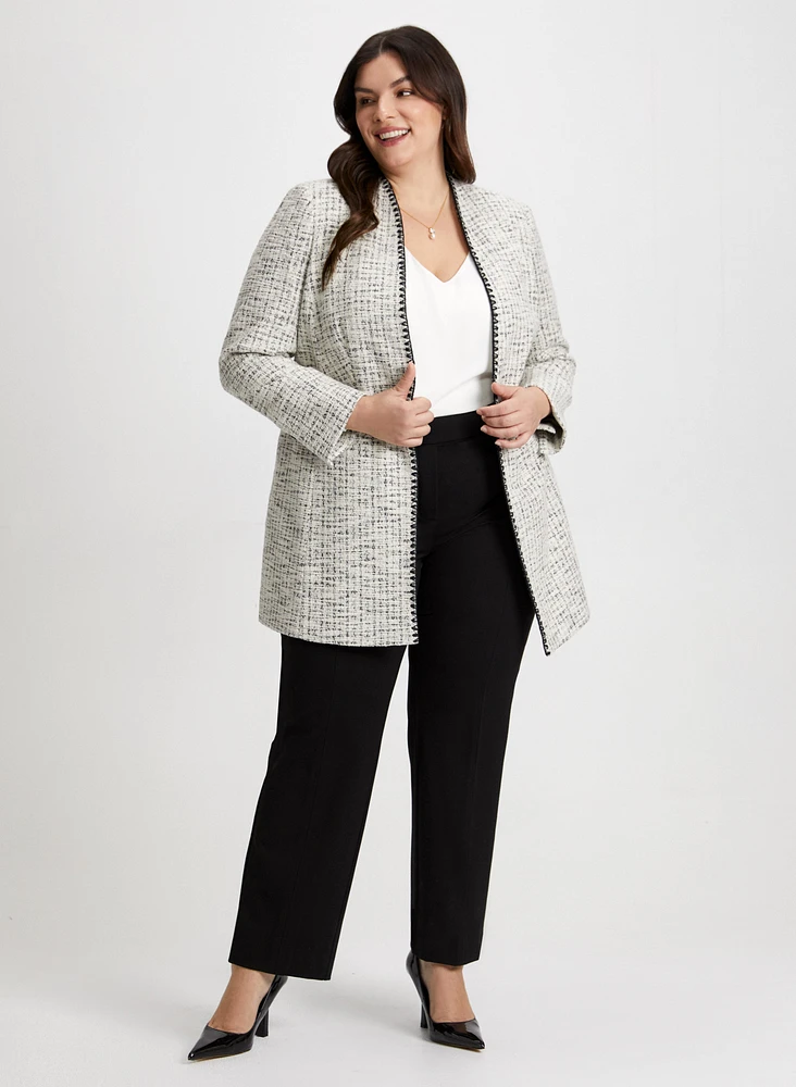 Bouclé Jacket & Pull-On Pants