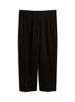 Pantalon jambe droite à enfiler