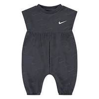 NIKE INFANT SWOOSH MOTION JUMPSUIT 'DARK GREY'