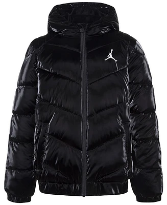 JORDAN Shiny Chevron Quitling Jacket (Filles)