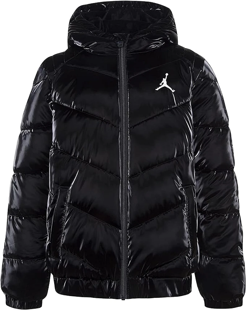 JORDAN Shiny Chevron Quitling Jacket (Filles)