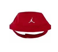 Jordan Baby Boys Bucket Hat and Bodysuit Gift Box Red, 2 Piece Set