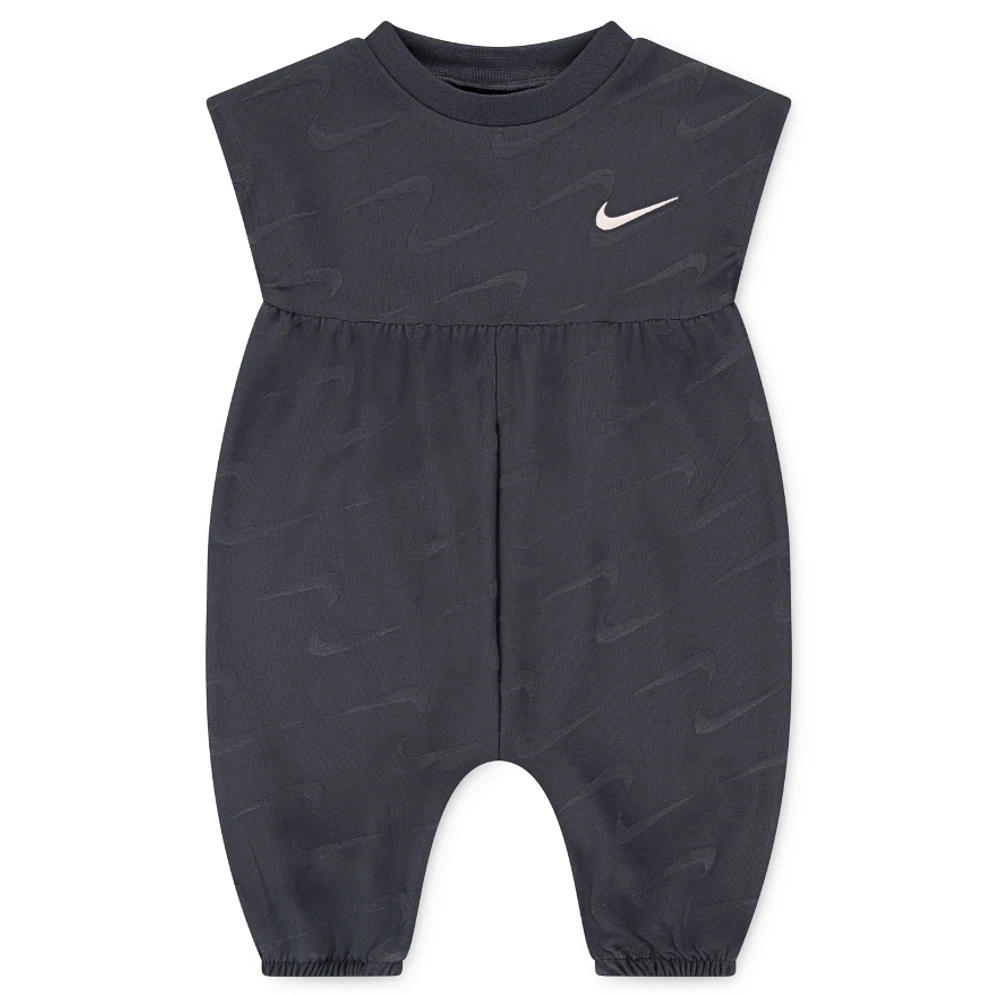 NIKE INFANT SWOOSH MOTION JUMPSUIT 'DARK GREY'