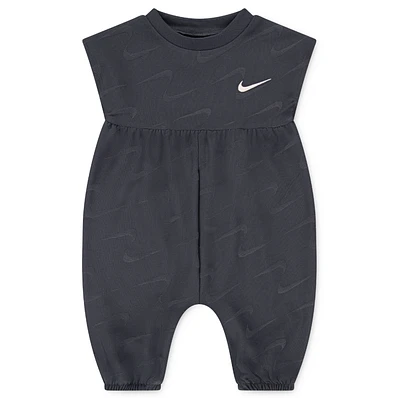 NIKE INFANT SWOOSH MOTION JUMPSUIT 'DARK GREY'