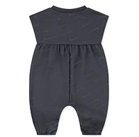 NIKE INFANT SWOOSH MOTION JUMPSUIT 'DARK GREY'