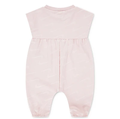 NIKE INFANT SWOOSH MOTION JUMPSUIT 'ECHO PINK' 06M817-AB6