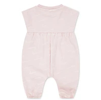 NIKE INFANT SWOOSH MOTION JUMPSUIT 'ECHO PINK' 06M817-AB6