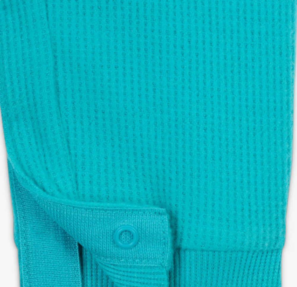 Nike Essentials Baby (0-9M) Short Sleeve Waffle Knit Coverall