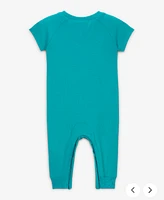 Nike Essentials Baby (0-9M) Short Sleeve Waffle Knit Coverall