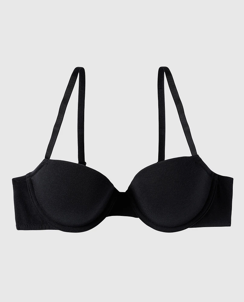 Smooth Cotton Lightly Lined Demi Bra