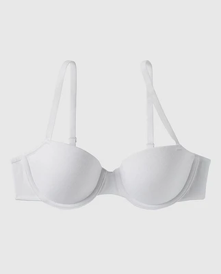 Smooth Cotton Lightly Lined Demi Bra