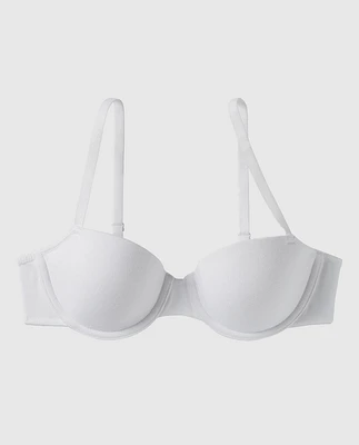 Smooth Cotton Lightly Lined Demi Bra