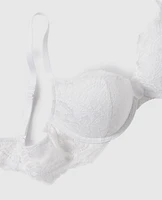 Soutien-gorge pigeonnant en dentelle