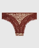 Culotte Cheeky avec bordure en dentelle