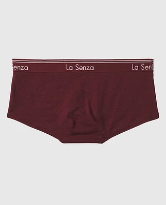 Boyshort Panty with Logo Band