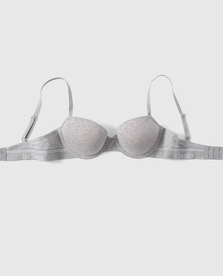 Soutien-gorge demi-buste légèrement doublé