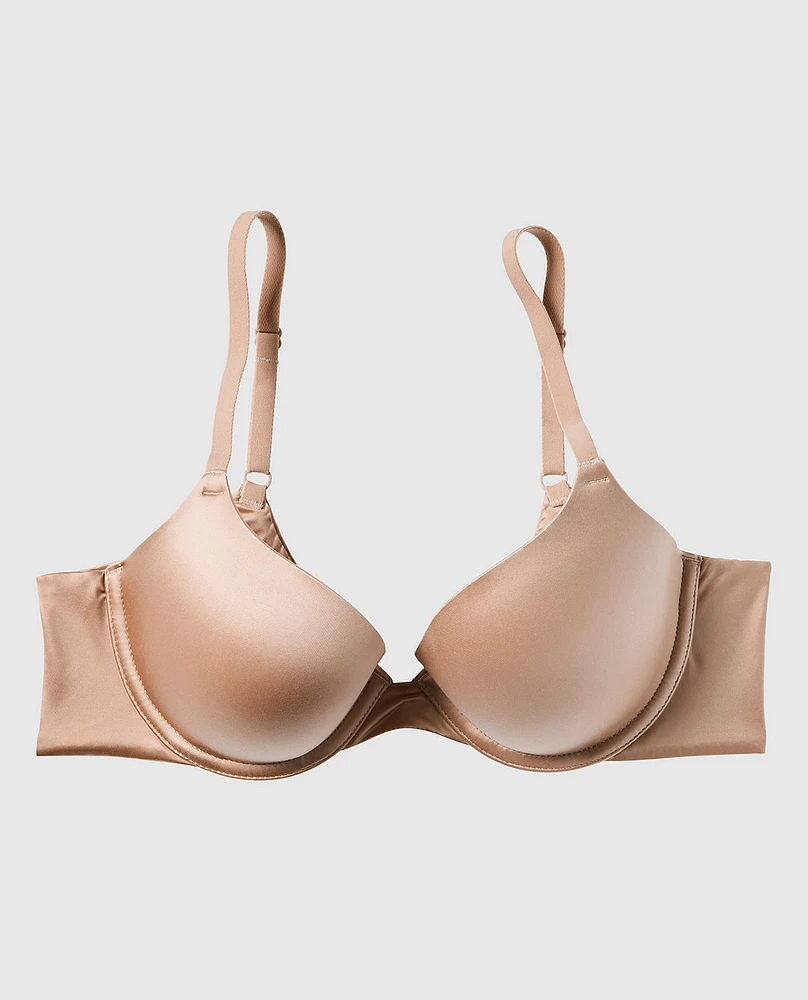 Soutien-gorge demi-buste légèrement doublé confortable