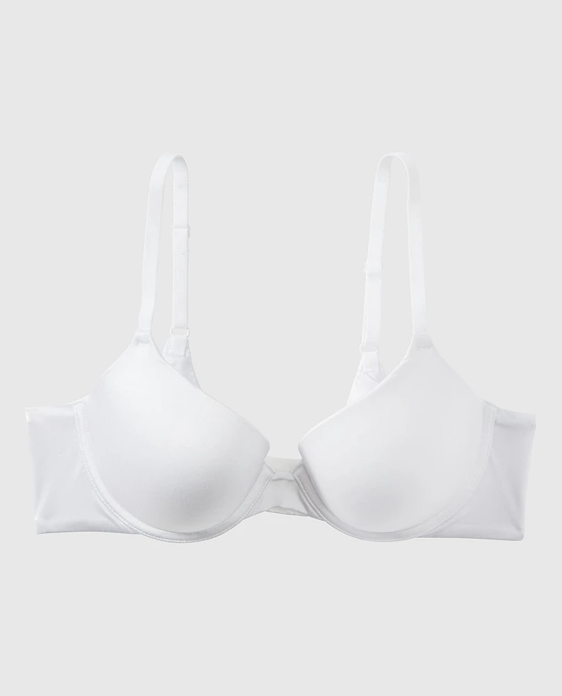 Soutien-gorge demi-buste légèrement doublé au doux confort