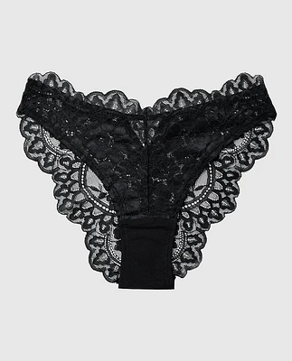 Lace High Leg Cheeky Panty