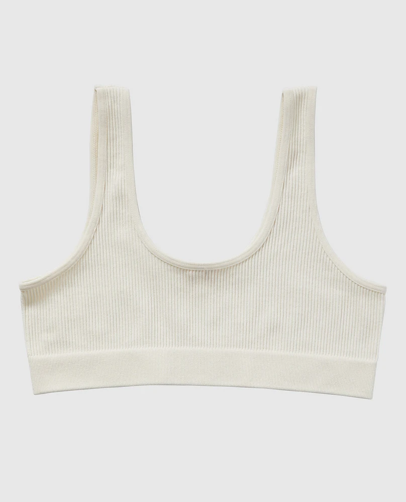 Ribbed Seamless Bra